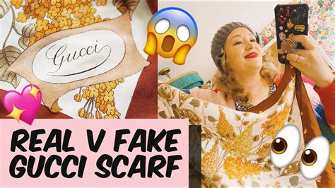 how to tell if gucci silk scarf is real